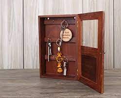 Costway wood floating shelf wall mount shelf wall storage shelves w/removable towel bar. Handmade Decorative Wooden Wall Mounted Key Cabinet With Glass Panel Door Elephant Carvings Door Wall Decor Glass Panel Door Decor