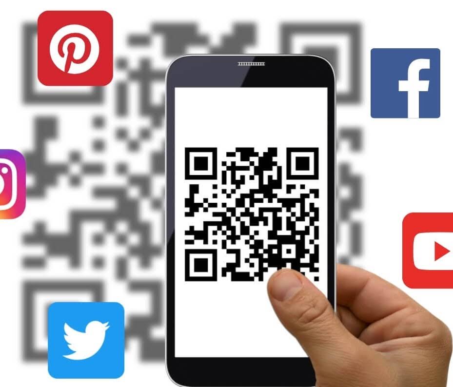 Social Media all in one QR product image