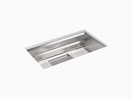 As well as being durable, stainless steel kitchen sinks are relatively low maintenance. Prolific Undermount Stainless Steel Workstation Kitchen Sink W Accessories K 5540 Kohler Kohler