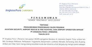 Indeed dapat menerima bayaran dari perusahaan tersebut, membantu agar indeed tetap gratis bagi para pencari kerja. Lowongan Kerja Pt Angkasa Pura 1 Persero Tahun 2019 Pendidikan Kewarganegaraan Pendidikan Kewarganegaraan