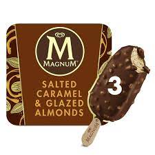 If replacement keys are needed, simply contact magnum with your key code (or register online after purchase) and. Magnum Salted Caramel Glazed Almond Ice Cream 3x90ml Sainsbury S