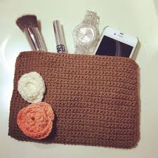 Crochet Makeup Bag Tig Isi Makyaj Cantasi Tig Isleri Orgu Orgu Modelleri