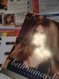 Details About Beth Minardi Haircolor Hair Color Signature Charts Paper
