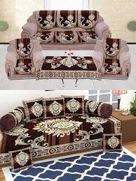 Collection by alyssa rose mitchell. Ab Home Decor Chenille Velvet Diwan And Sofa Set Matching Combo With Table Cover Brown Amazon In Home Kitchen