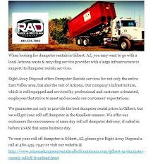 We Guarantee Not Only To Provide The Best Dumpster Rental Prices In Gilbert But We Will Get Your Roll Off Dumpster Rental Recycling Services Roll Off Dumpster