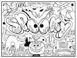 Hey, im realli big fan of graffiti, but dont know how to do it? Related Image Halloween Coloring Coloring Pages For Teenagers Halloween Coloring Pages