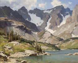 Lake Isabelle Mountain Landscape Painting Landscape Artist Landscape Paintings