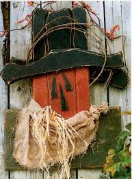 Wooden Scarecrow Patterns Primitive Wood Pattern Scarecrow Fall Pumpkin Head Rustic Decor Ebay Fall Wood Crafts Fall Pumpkins Wood Scarecrow