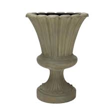 Made of durable, weather resistant solid cast stone concrete. Mpg Cast Stone Urn Planter 29 Inch Lightweight Weather Resistant Indoor Outdoor Ebay