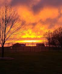 The common phrase red sky at morning is a line from an ancient rhyme often repeated by mariners: Red Sky At Night Sailors Delight Riverbender Com