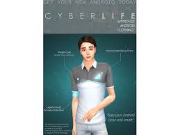 The Sims 4 Detroit Become Human Android Shirts Sims Sims 4 Detroit Become Human