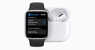 A connected world, free from wires. Airpods Und Anderes Bluetooth Zubehor Mit Der Apple Watch Verwenden Apple Support