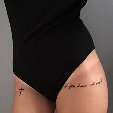 Thigh tat thigh tattoo quotes, hip thigh tattoos, tattoo on hip, strong tattoo five fantastic vacation ideas for hip writing tattoos spine tattoos quotes best of hot quote tattoo for girls art some tattoos are small, others are big, or pretty, or even very ugly! 36 Hip Tattoos Ideas For Young Ladies Hip Tattoos Women Hip Tattoo Small Thigh Tattoos