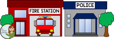 Community Buildings Clip Art Set Community Helpers Theme Fire Station Community Building
