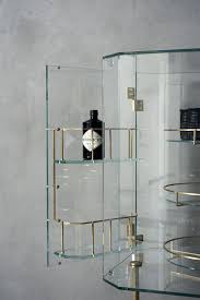 Bar Cabinet Float In 2020 Bar Cabinet Glass Shelves Kitchen Glass Shelves