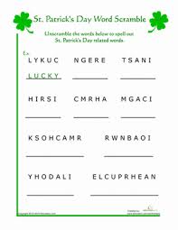 St Patrick S Day Word Scramble Worksheet Education Com St Patrick S Day Words St Patricks Day Quotes St Patrick S Day Games