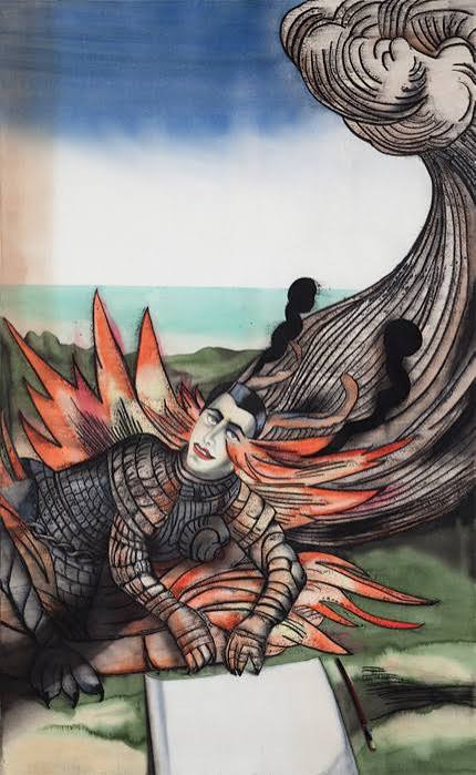 Work by Anju Dodiya