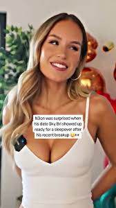 N3on was surprised when his date Sky Bri showed up ready for a sleepover  after his recent breakup 😳👀 #n3on #skybri