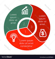 Pie Chart Data Elements For Template Infographics