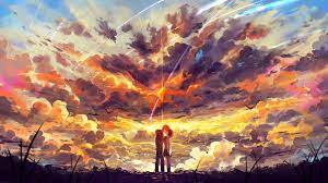 Online game application wallpaper, your name, kimi no na wa, sky. Kimi No Nawa 4k Ihr Name Wallpaper Hd 1920x1080 Wallpapertip