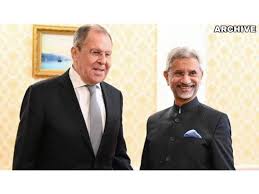 Russian Foreign Minister Sergey Lavrov met with Indian External Affairs  Minister Dr S.Jaishankar
