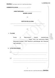 (catatkan nama mesyuarat dan bilangan mesyuarat). Format Kertas Kerja Kerajaan Negeri Johor Flip Ebook Pages 1 4 Anyflip Anyflip