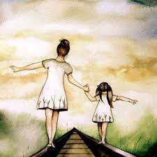 Gift For Mom Wall Art Decor Love Artwork Gift For Etsy Mother And Daughter Drawing Mother Daughter Art Mother Daughter Quotes