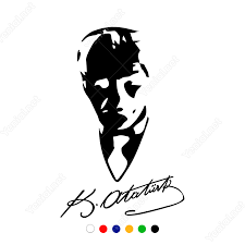24 kasım 1934 tarihli ayasofya kararnamesi'ndeki atatürk imzası. Kemal Ataturk Imzasi Ve Potresi Sticker Yapistirma