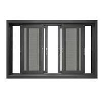 Ventanas y puertas correderas de vidrio de doble acristalamiento con marco  de perfil de aluminio personalizado de fábrica de China con diseños de  mosquitera