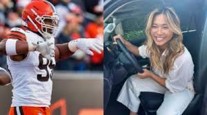 Myles Garrett's Olympian Girlfriend Reacts To His Sack Record As She Promises Reward That's Sure To Make Him Blush [PHOTO]