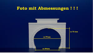 Verwendbar bei gerader gleisführung im durchfahrtsbereich. Tunnelportal H0 Modellbauladen Muellers Webseite