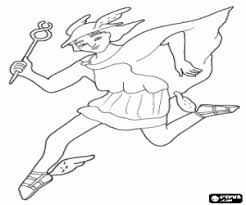 This coloring page shows a unicorn's head with a mane that is curly on top and straight on the bottom. Ancient Greece Coloring Pages Printable Games