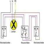 Schaltplan Fur Kreuzschaltung Mit Schaltbild Schaltplan Schalter Elektroinstallation Selber Machen