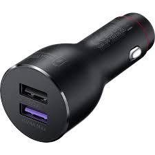 Official Huawei Supercharge Dual Port Car Charger Black