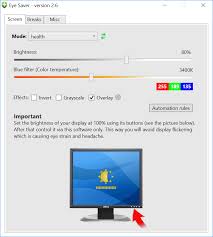 You can enable or disable blue light reduction setting via the action center quick action button. Eye Saver