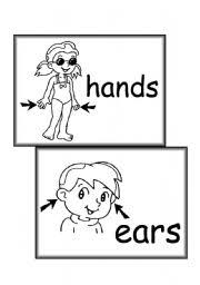Body parts coloring pages for preschool. Body Parts Esl Worksheet By Sesame Teacher