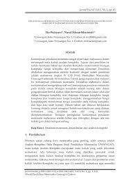 May 05, 2015 · buku dan kunci jawaban analisis real bartle. Pdf Desain Bahan Ajar Berbasis Aktivitas Penalaran Matematis Pokok Bahasan Bilangan Kompleks Fungsi Kompleks Dan Transformasi Elementer