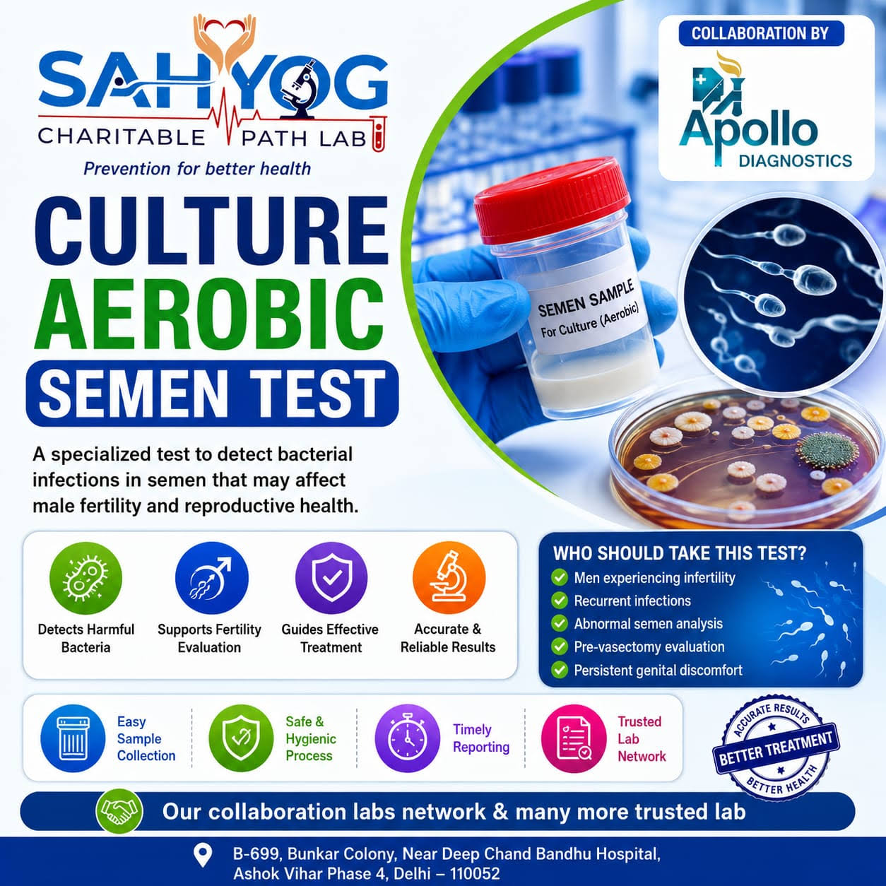 CULTURE AEROBIC SEMEN TEST