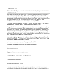 Maybe you would like to learn more about one of these? Contoh Soal Tes Wawancara Masuk Perguruan Tinggi Jawabanku Id