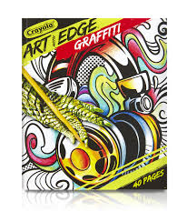 Coloring books aren't just for kids: Crayola Art With Edge Graffiti Adult Coloring Book Buy Online In El Salvador At Elsalvador Desertcart Com Productid 39297459