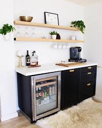 I make a custom liquor cabinet with glass doors, drawers, and a mini fridge. Wall Bar Cabinet With Fridge Off 68