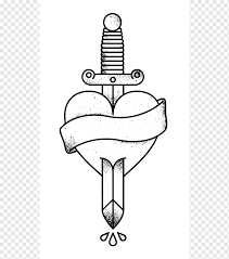 Cross tattoo drawing in 2019. Drawing Tattoo Art Classic Cross S Heart Shading Dagger Png Pngwing