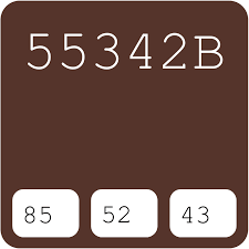 Check spelling or type a new query. Resene Dark Oak Ww7 55342b Hex Color Code Rgb And Paints