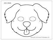 Dog Mask Always A Favorite With Kids Masks Are Always Fun And Kids Love The Cute Puppy Face Dog Mask Storytime Crafts Baby Bibs Patterns