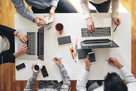 Meeting In Business Office By Studio Firma Business Photoshoot Photography Office Office People