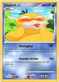 It uses intense psychic energy. Pokemon Psyduck 68