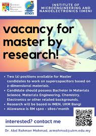 Untuk permohonan master/phd ke uitm misalnya, permohonan boleh dibuat mulai sekarang hinggalah ke 30 oktober 2017 bagi kemasukan februari tahun 2018. Ukm Malaysia On Twitter Berminat Menjadi Pembantu Penyelidik Siswazah Gra Peringkat Msc Di Imen Ukm Hantar Permohonan Beserta Cv Kepada Dr Abdul Rahman Mohmad Melalui Emel Armohmad Ukm Edu My Ukm Ukmsharing Https T Co Hcagtfntva