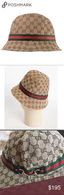 Gucci Monogram Bucket Hat Fedora Size M Gucci Monogram Bucket Hat Women Fashion Design