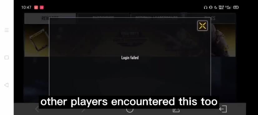 Fortnite login failed screen showing servers are currently undergoing maintenance