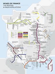 Metro Wine Map Of France De Long